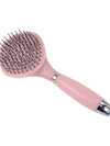 Longhair Brush with Gel Handle Pink