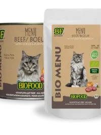 Organic Beef Menu Cat Wet