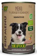 Organic Turkey Menu Dog Wet 400 g