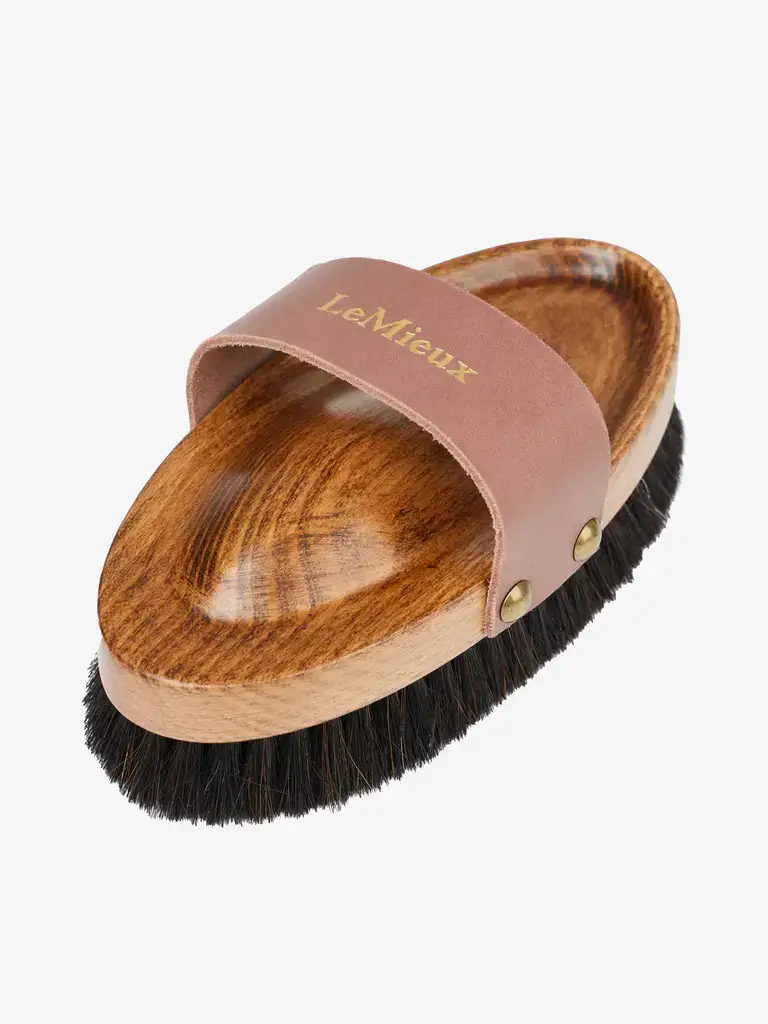 Artisan Lambswool Body Brush Brown