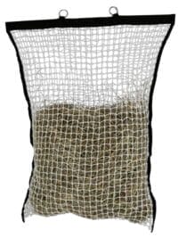 Haynet with filling aid