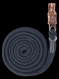 Modern rosé lead rope - panic hook