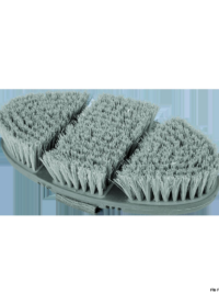Flex horse grooming brush, soft synthetic bristles