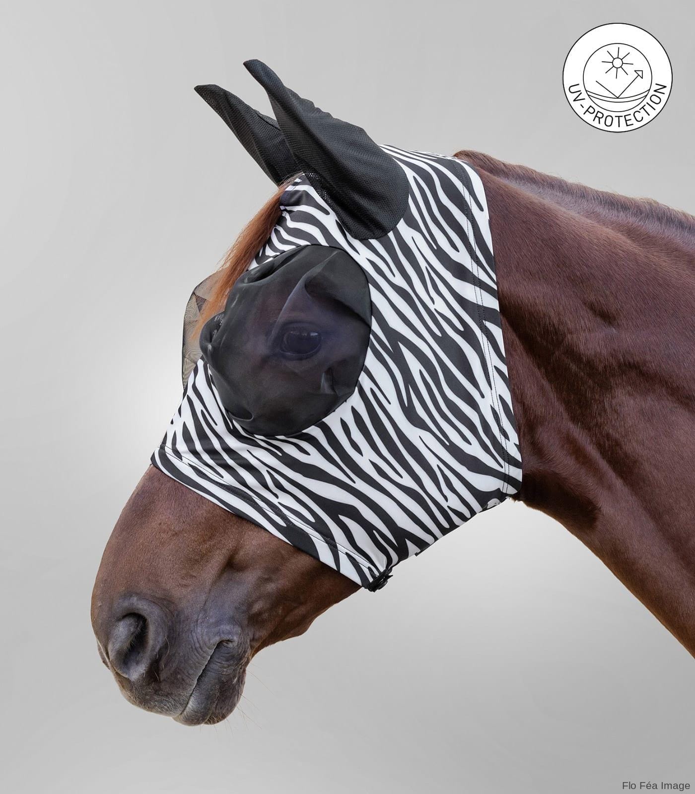 Puck Zebra Fly mask