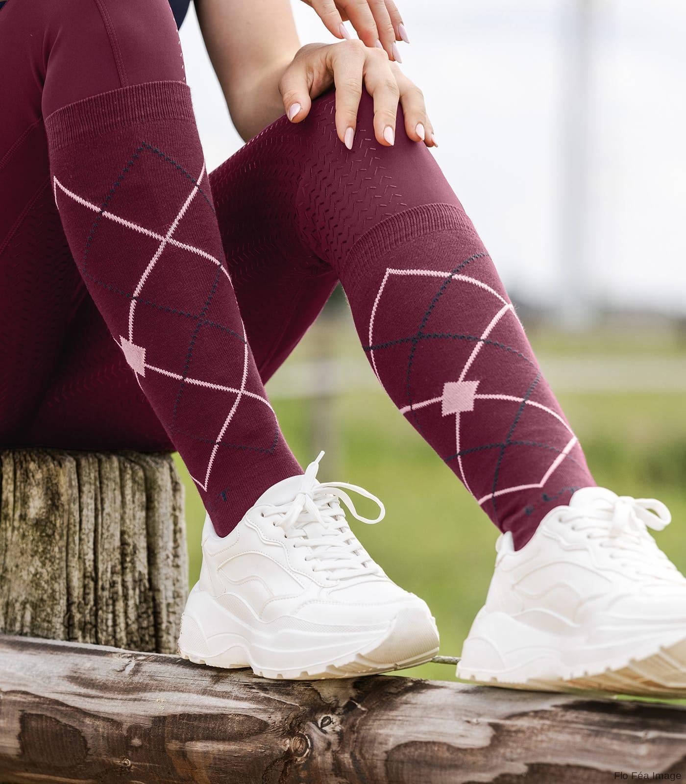 ARGYLE RIDING SOCKS