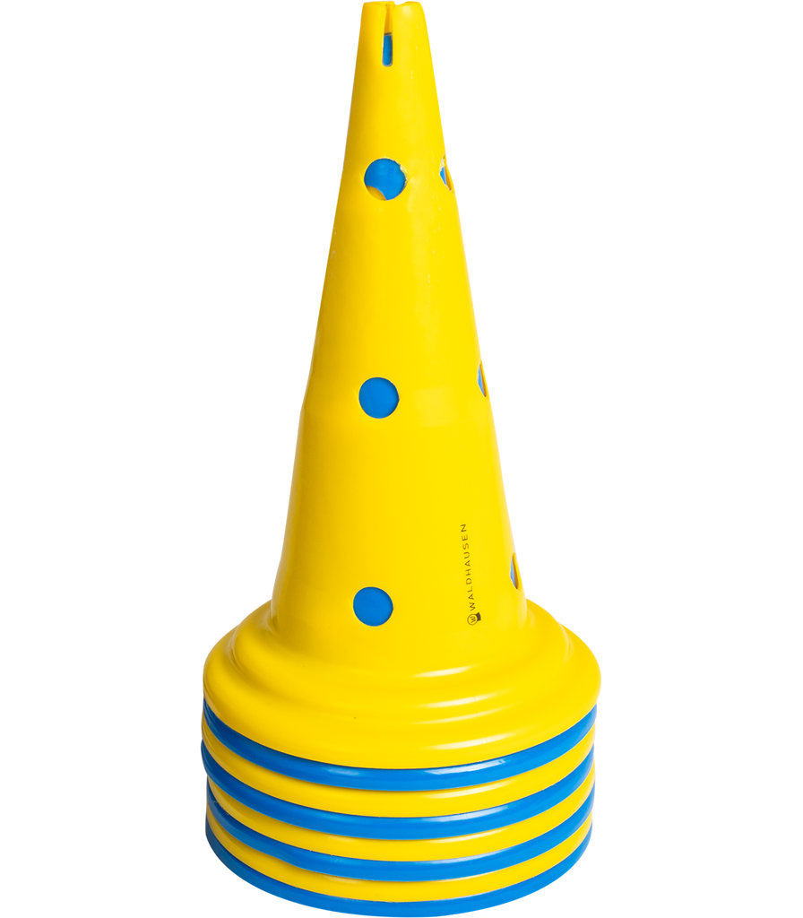 Set of 8 XL pylons including bag (height 50 cm)