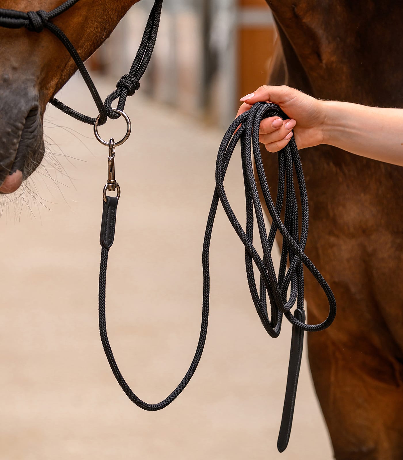 Knotted halter with movable ring - Image 2