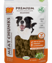 BF Petfood Meat Chunks Kip & Zalm 200 gram